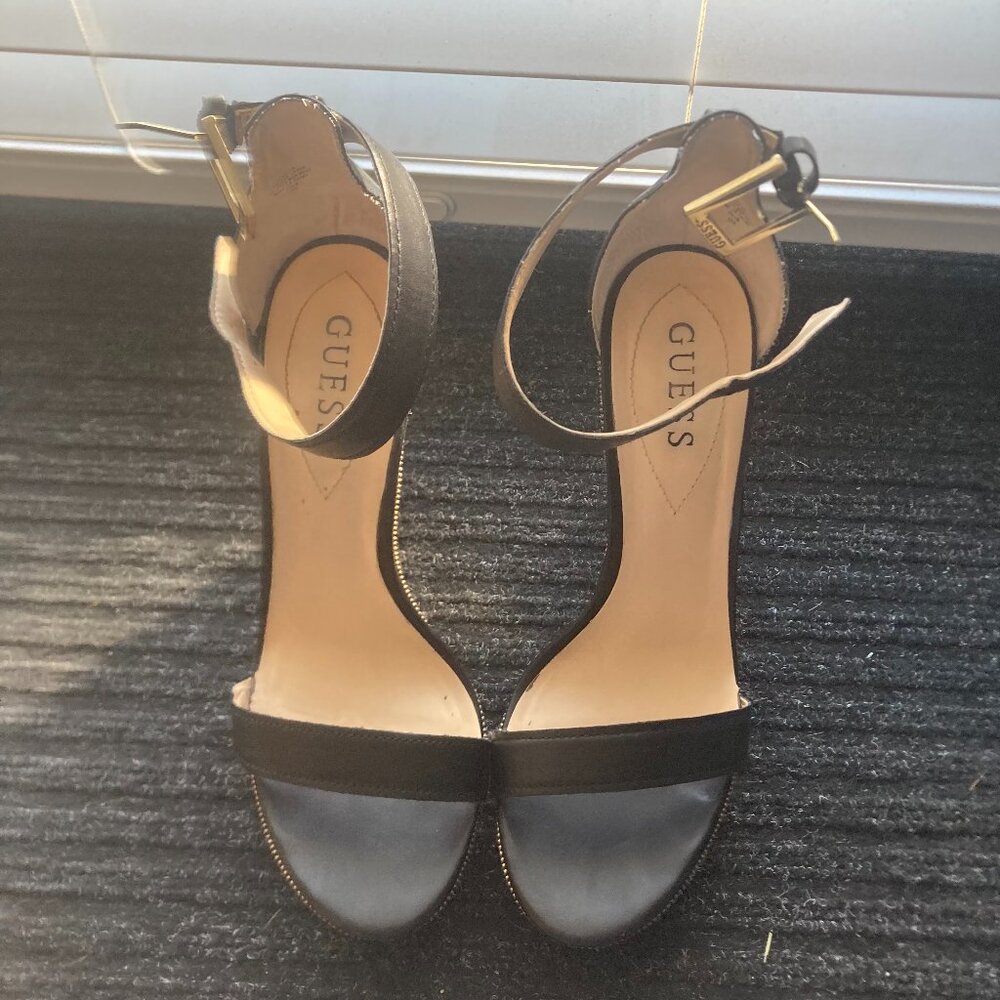 Guess black leather.